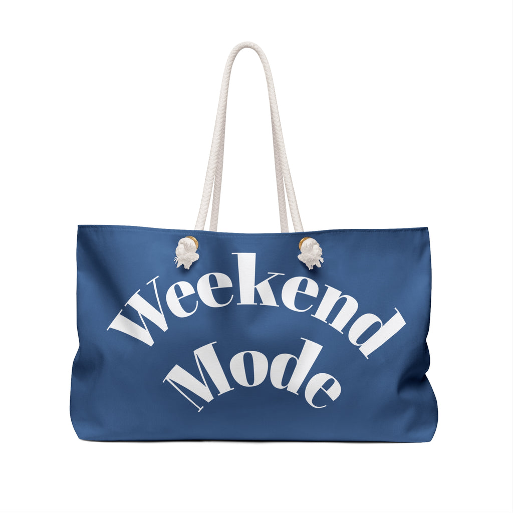 Weekend Mode Weekender Bag — Large Blue Travel Tote