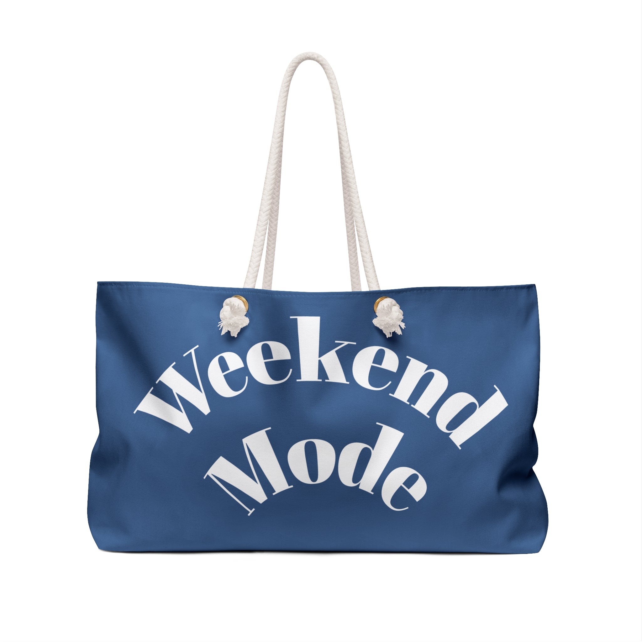 Weekend Mode Weekender Bag — Large Blue Travel Tote