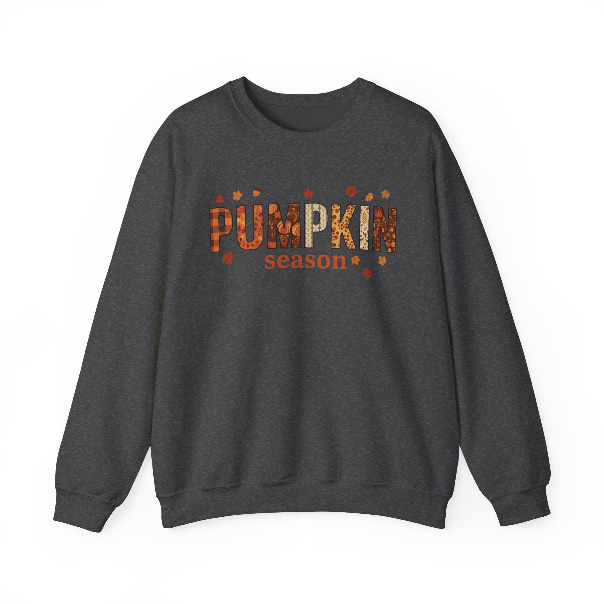 Pumpkin Season Crewneck Sweatshirt — Fall Pumpkin Patch Graphic