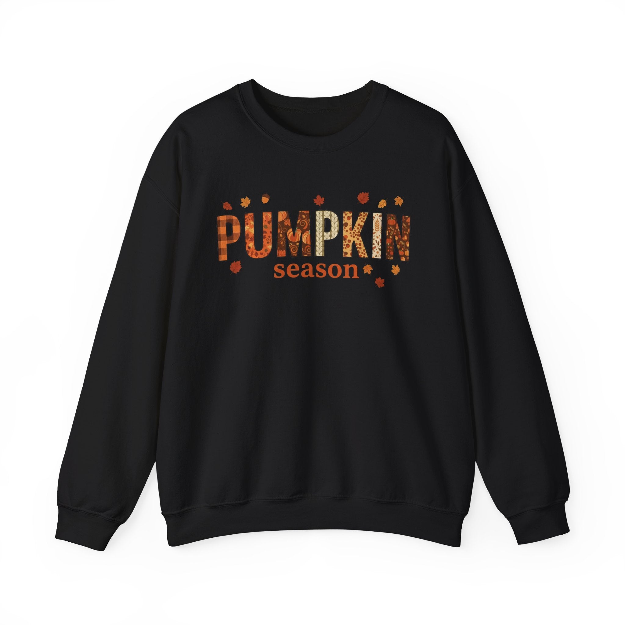 Pumpkin Season Crewneck Sweatshirt — Fall Pumpkin Patch Graphic