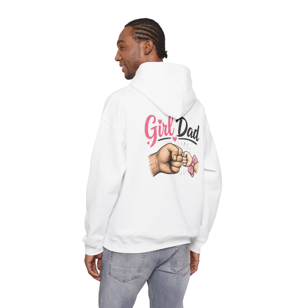 Girl Dad Hoodie — Cute Daddy-Daughter Fist Bump Pullover