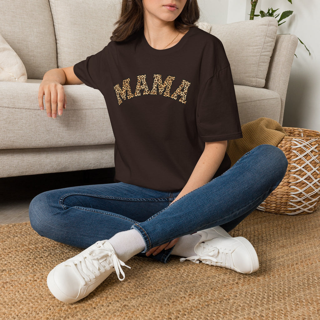 Leopard Print MAMA T-Shirt
