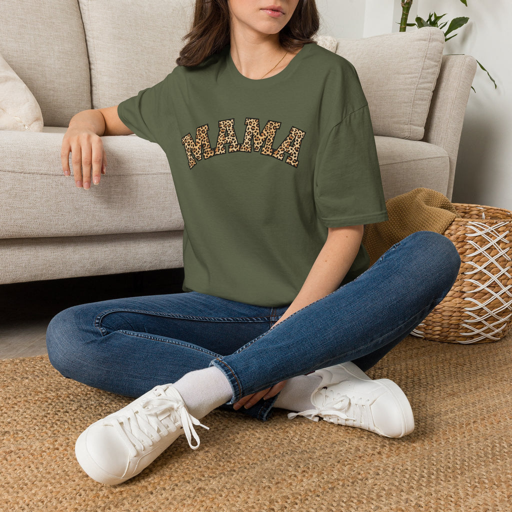 Leopard Print MAMA T-Shirt