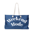 Weekend Mode Weekender Bag — Large Blue Travel Tote
