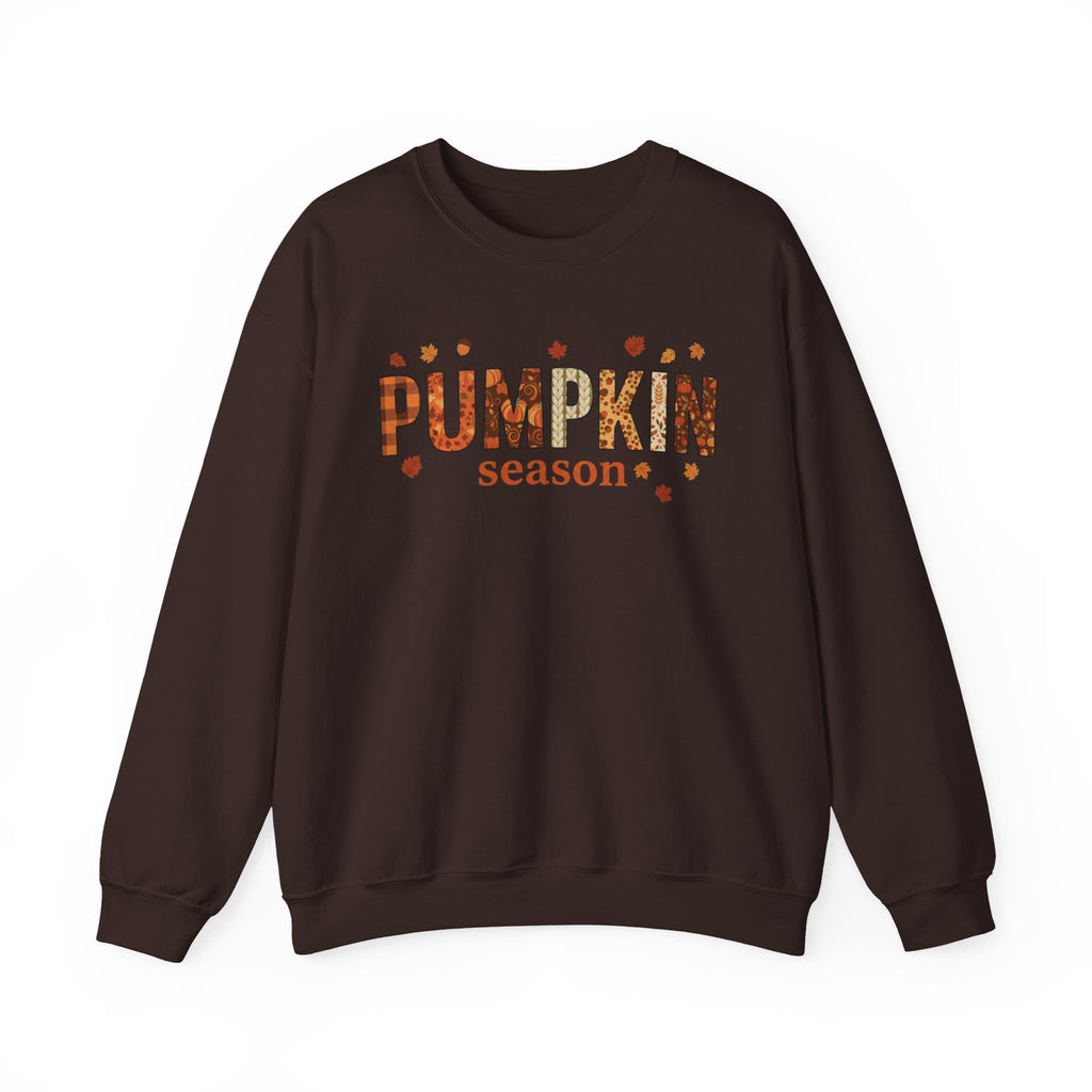 Pumpkin Season Crewneck Sweatshirt — Fall Pumpkin Patch Graphic