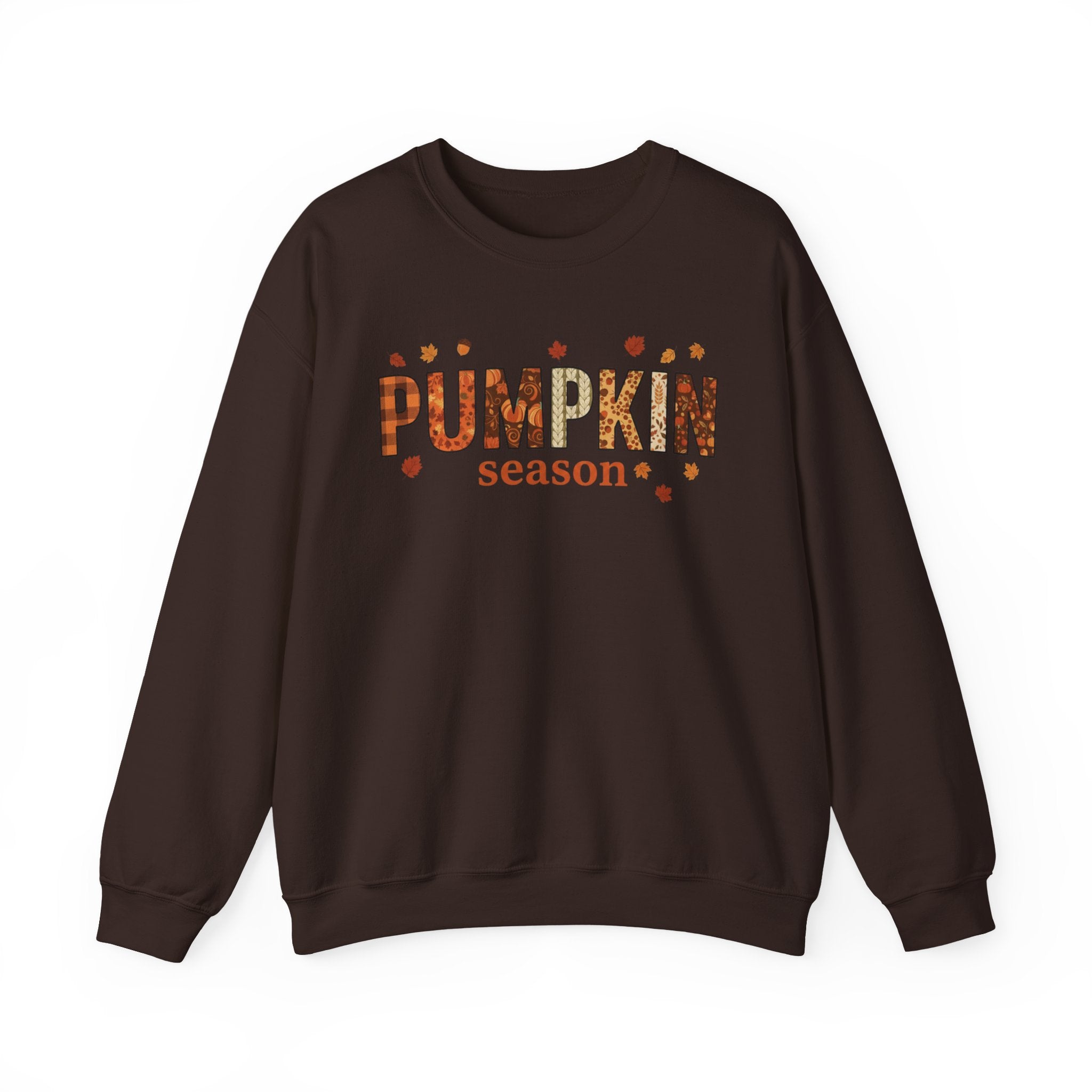 Pumpkin Season Crewneck Sweatshirt — Fall Pumpkin Patch Graphic