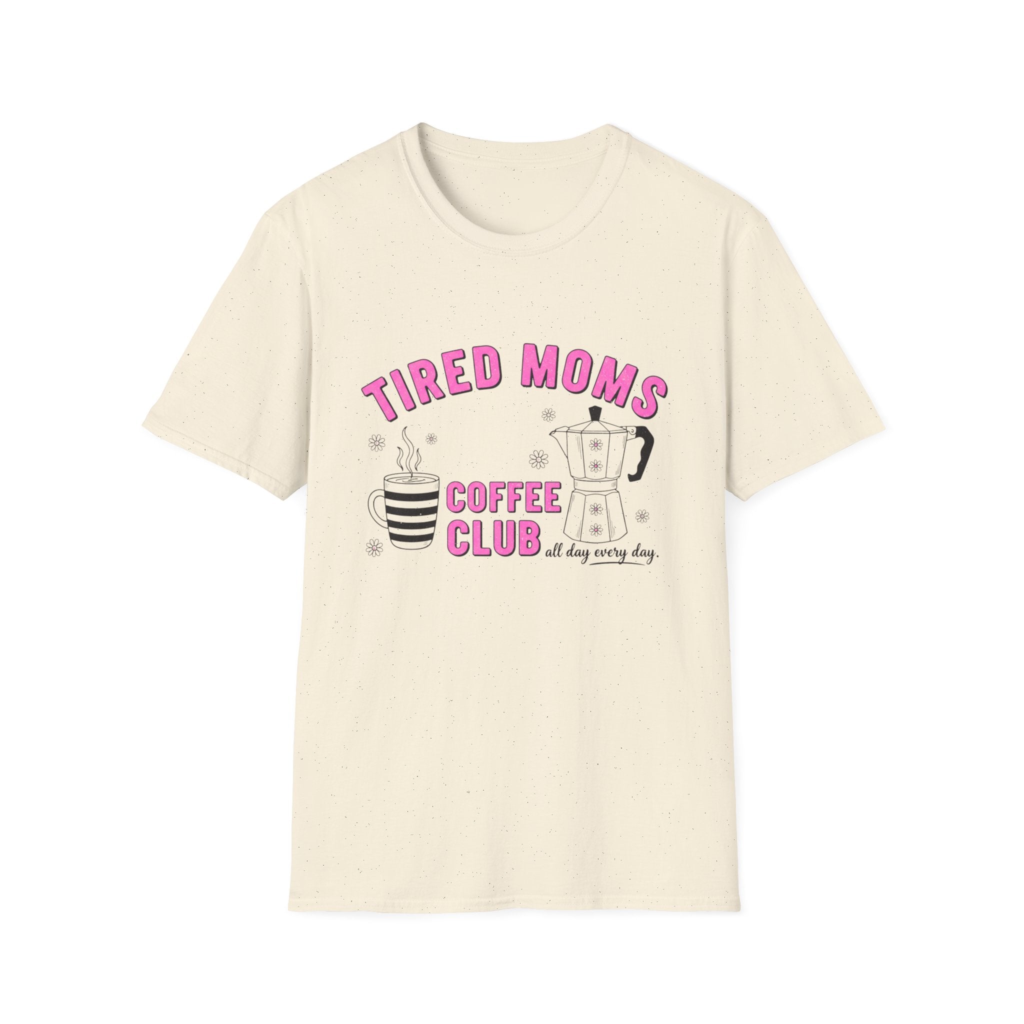 Tired Moms Coffee Club T‑Shirt — Funny Mom Coffee Tee