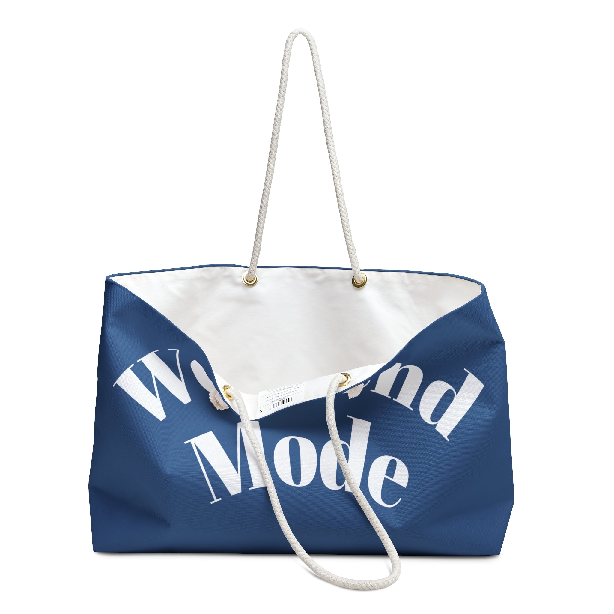 Weekend Mode Weekender Bag — Large Blue Travel Tote